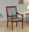 Yorkar Solid Wood Arm Chair In Provicial Teak Finish