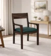 soniya Sheesham Wood Arm Chair In Provincial Teak Finish