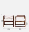 Avinav Sheesham Wood Arm Chair In Provincial Teak Finish - Image 11