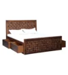Shair Solid Wood Sheesham Storage Beds with Drawers - Image 8