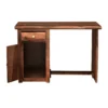 Tan Sheesham Wood Cane Study Table - Image 4