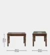Tanishka Handcrafted Wooden Dining Set (6 Seater) - Image 7