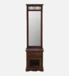 Valencia Wooden Dressing Table with Mirror in Honey Oak Finish - Image 3