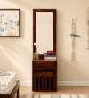 Ventura Sheesham Wood Dressing Table in Natural Teak Finish