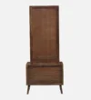 Winster Wooden Dressing Table with Mirror in Teak Finish - Image 3