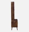 Winster Wooden Dressing Table with Mirror in Teak Finish - Image 5