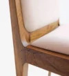 bar Natural Teak Wood Dining Chair in Blue Color - Image 7