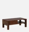 Aaklyn Modern Coffee Table in Rich Walnut Finish with Drawer - Image 4