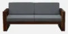 Arcadia Solid Wood 3 Seater Sofa in Provincial Teak Finish - Image 2