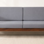 Arcadia Solid Wood 3 Seater Sofa in Provincial Teak Finish