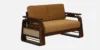 Aurelia Premium Fabric 2 Seater Sofa in Beige Finish - Image 4