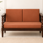 Aurora Contemporary Fabric 2 Seater Sofa with Deep Seating