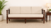Brooklyn Modern Sheesham Wood Sofa for Elegant Interiors