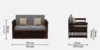 Cardiff Luxury Lounge 2 Seater Sofa with Comfortable Seating - Image 5