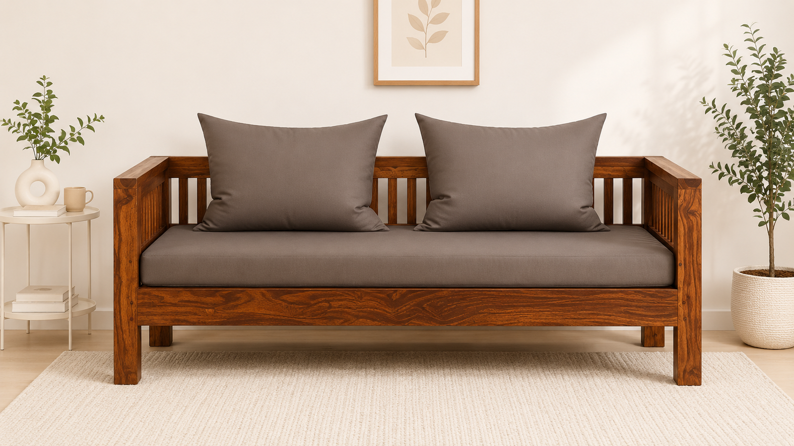 Castello Premium Fabric 2 Seater Sofa with Contemporary Design (1) Castello Premium Fabric 2 Seater Sofa with Contemporary Design - Image 1