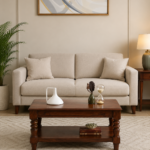 Cillow Artisan Crafted Sheesham Wood Coffee Table for Living Room