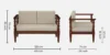 Covington Contemporary Living Room 2 Seater Sofa - Image 7