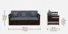 Crown Artisan Sheesham Wood Sofa with Contemporary Styling - Image 2