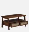 Elara Handcrafted Sheesham Wood Coffee Table in Warm Walnut Finish - Image 4