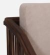 Fairmont Sheesham Wood 1 Seater Sofa in Scratch Resistant Provincial Teak Finish - Image 4