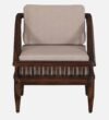 Fairmont Sheesham Wood 1 Seater Sofa in Scratch Resistant Provincial Teak Finish - Image 5