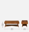 Florence Luxury Sheesham Wood Coffee Table with Timeless Craftsmanship - Image 4