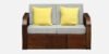 Florence Modern Fabric 2 Seater Sofa with Plush Cushions - Image 2