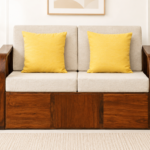 Florence Modern Fabric 2 Seater Sofa with Plush Cushions