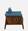 Glenwick Sheesham Wood 1 Seater Sofa in Scratch Resistant Walnut Finish - Image 7