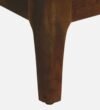 Halston Sheesham Wood 1 Seater Sofa in Scratch Resistant Natural Teak Finish - Image 6