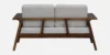 Hampton Classic Fabric 2 Seater Sofa with Wooden Legs - Image 5