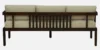 Imperial Wooden 3 Seater Sofa with Premium Fabric Cushions - Image 8