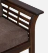 Invera Sheesham Wood 1 Seater Sofa in Scratch Resistant Chestnut Finish - Image 4