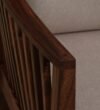 Kreston Sheesham Wood 1 Seater Sofa in Scratch Resistant Honey Finish - Image 2