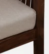 Kreston Sheesham Wood 1 Seater Sofa in Scratch Resistant Honey Finish - Image 6