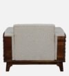 Livorno Sheesham Wood 1 Seater Sofa In Scratch Resistant Golden Oak Finish - Image 7