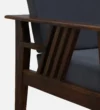 Lucena Sheesham Wood 1 Seater Sofa In Scratch Resistant Provincial Teak Finish - Image 4