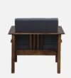 Lucena Sheesham Wood 1 Seater Sofa In Scratch Resistant Provincial Teak Finish - Image 5