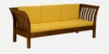 Mayfair Classic 3 Seater Sofa with Elegant Wooden Frame - Image 2