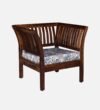 Montara Sheesham Wood 1 Seater Sofa in Scratch Resistant Provincial Teak Finish - Image 3