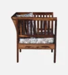 Montara Sheesham Wood 1 Seater Sofa in Scratch Resistant Provincial Teak Finish - Image 4