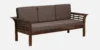 Noble Sheesham Wood Living Room Sofa with Plush Cushions - Image 5