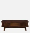 Paspian Contemporary Wooden Coffee Table with Fluted Side Panels - Image 4