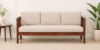 Prescott Heritage Style 3 Seater Sofa with Cushioned Backrest