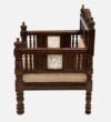 Quinley Sheesham Wood 1 Seater Sofa in Scratch Resistant Natural Finish - Image 3