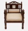 Quinley Sheesham Wood 1 Seater Sofa in Scratch Resistant Natural Finish - Image 6