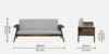 Royale Heritage Wooden 3 Seater Sofa in Warm Walnut Finish - Image 2