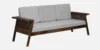 Royale Heritage Wooden 3 Seater Sofa in Warm Walnut Finish - Image 3
