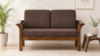 Solara Premium Fabric 2 Seater Sofa with Deep Seating