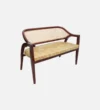 Tivaro Modern 2 Seater Sofa in Chestnut Brown Finish - Image 5